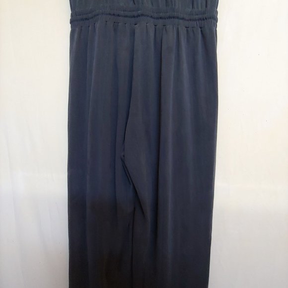 Splendid navy full length jogger style short sleeve zip jumpsuit size XS - Picture 8 of 13